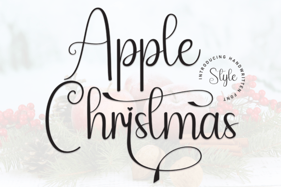 Apple Christmas Font