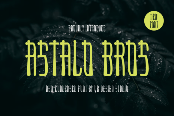 Astalo Bros: A Bold Font for Business Branding