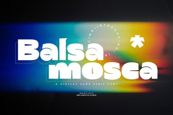 Balsamosca: A Font for Modern Branding
