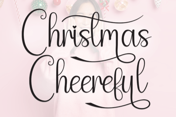 Christmas Cheereful Font Review
