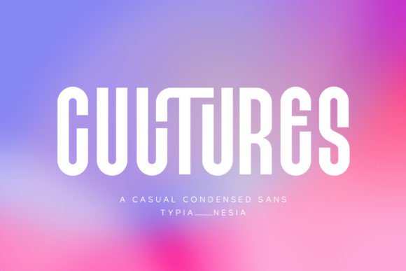 Cultures Font for Bold Design