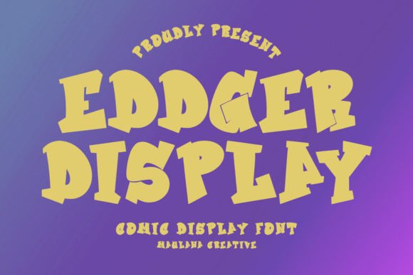 Eddger Font for Creative Makers