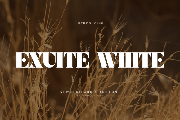 Exuite White Font