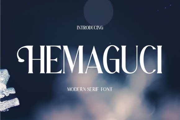 Hemaguci Font for Business Branding