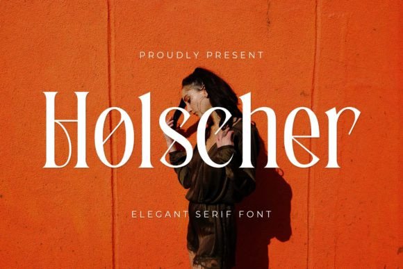 Holscher Font: Modern Serif for Editorial Design