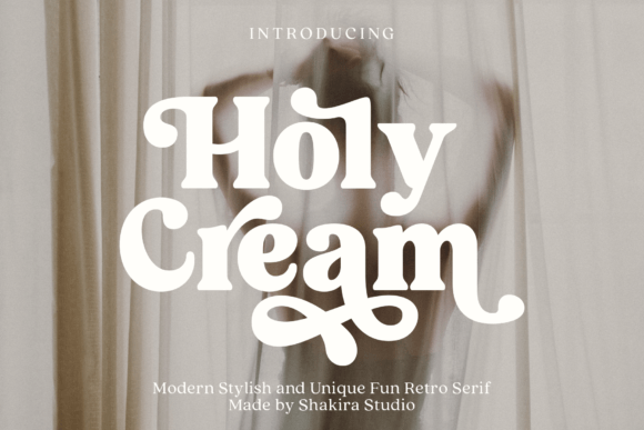 Holy Cream Font for Business Branding