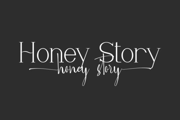 Honey Story Font: Elegant Design for Digital Campaigns