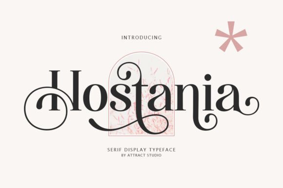 Hostania: A Serif Font for Business Branding