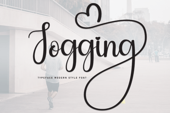 Jogging Font: Sweet and Friendly