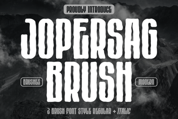 Jopersag Brush Font for Bold Design