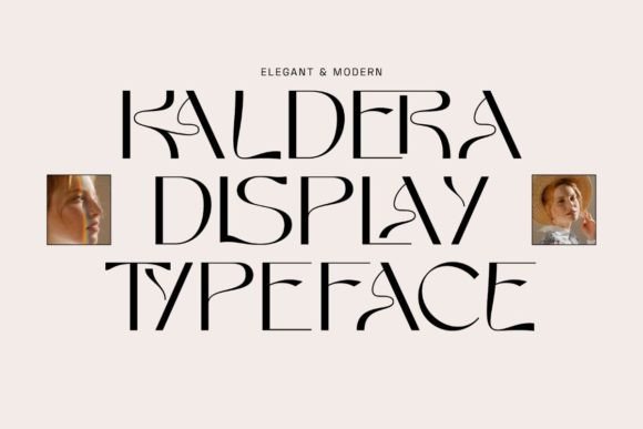 Kaldera: A Bold Display Font for Creative Makers