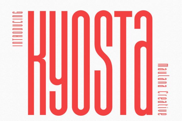 Kyosta: A Bold Font for Business Branding