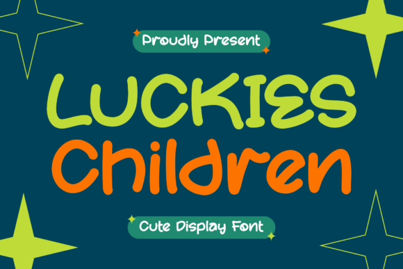 Luckies Children Font for Creative Projects