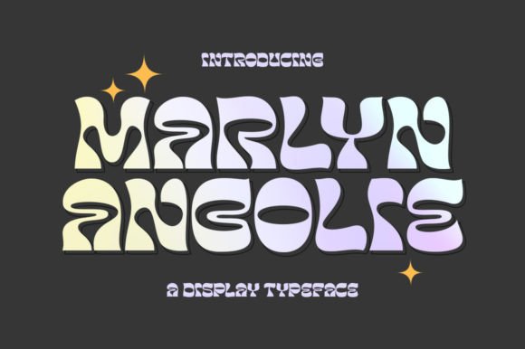 Marlyn Angolie: A Bold Display Font for Creative Projects