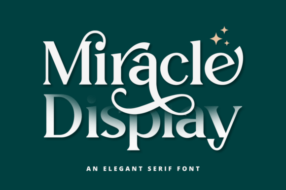 Miracle Display Font