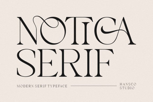 Notica Serif Font for Elegant Design