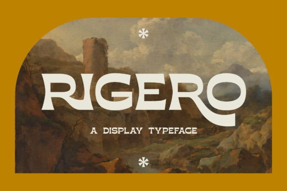 Rigero: A Retro Display Font for Web Design