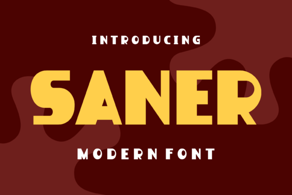 Saner: A Unique Display Font for Business Branding