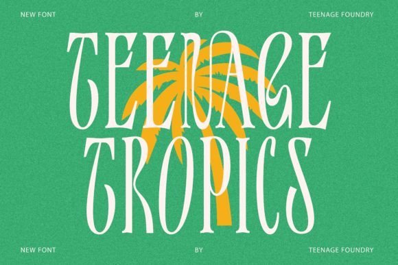 Teenage Tropics Font for Bold Branding