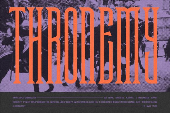 Thronemy Font: Elegant Serif for Designers