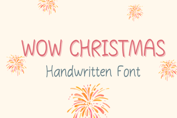 Wow Christmas Font for Creative Projects